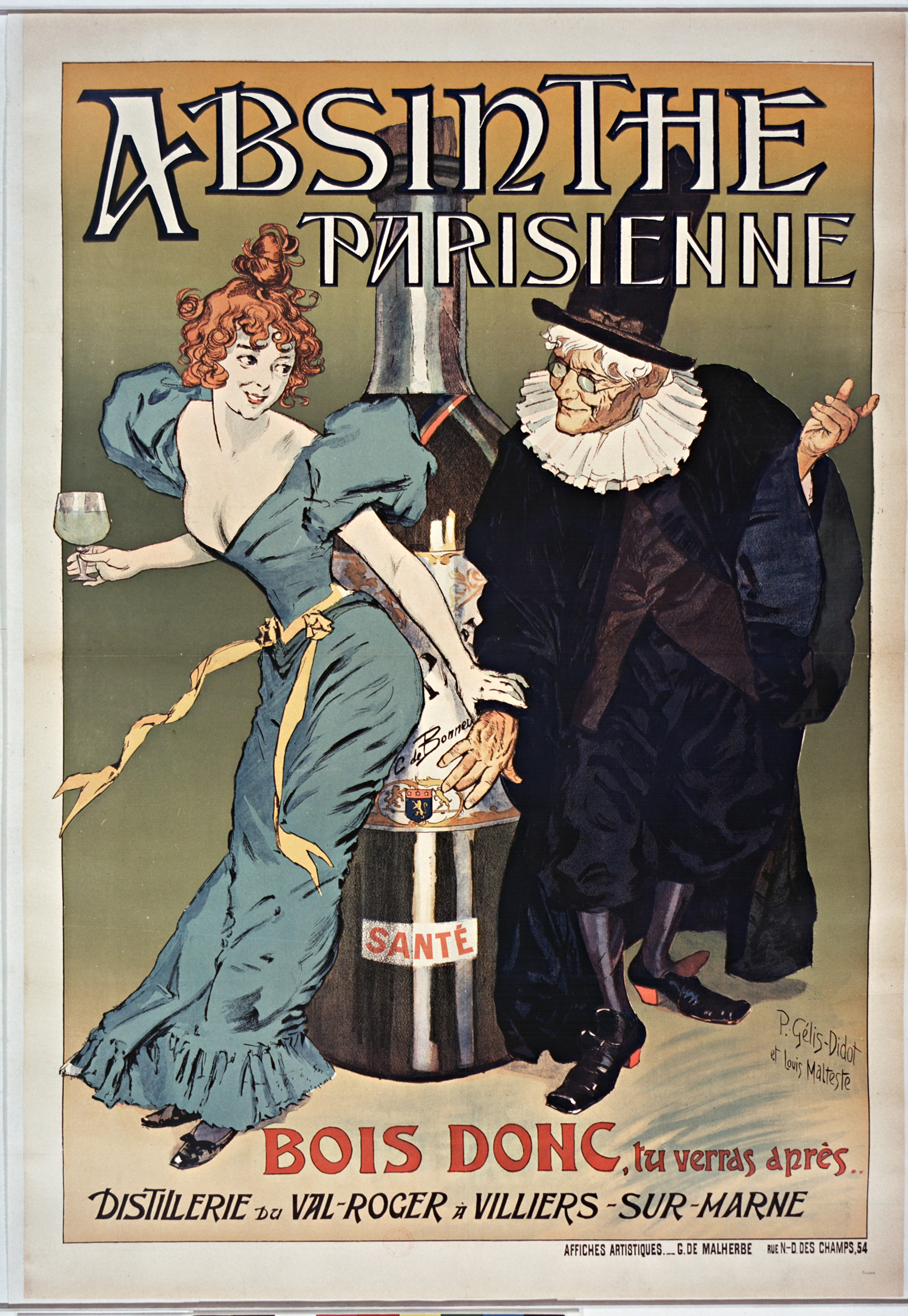 Absinthe Parisienne — Val-Roger, 1892