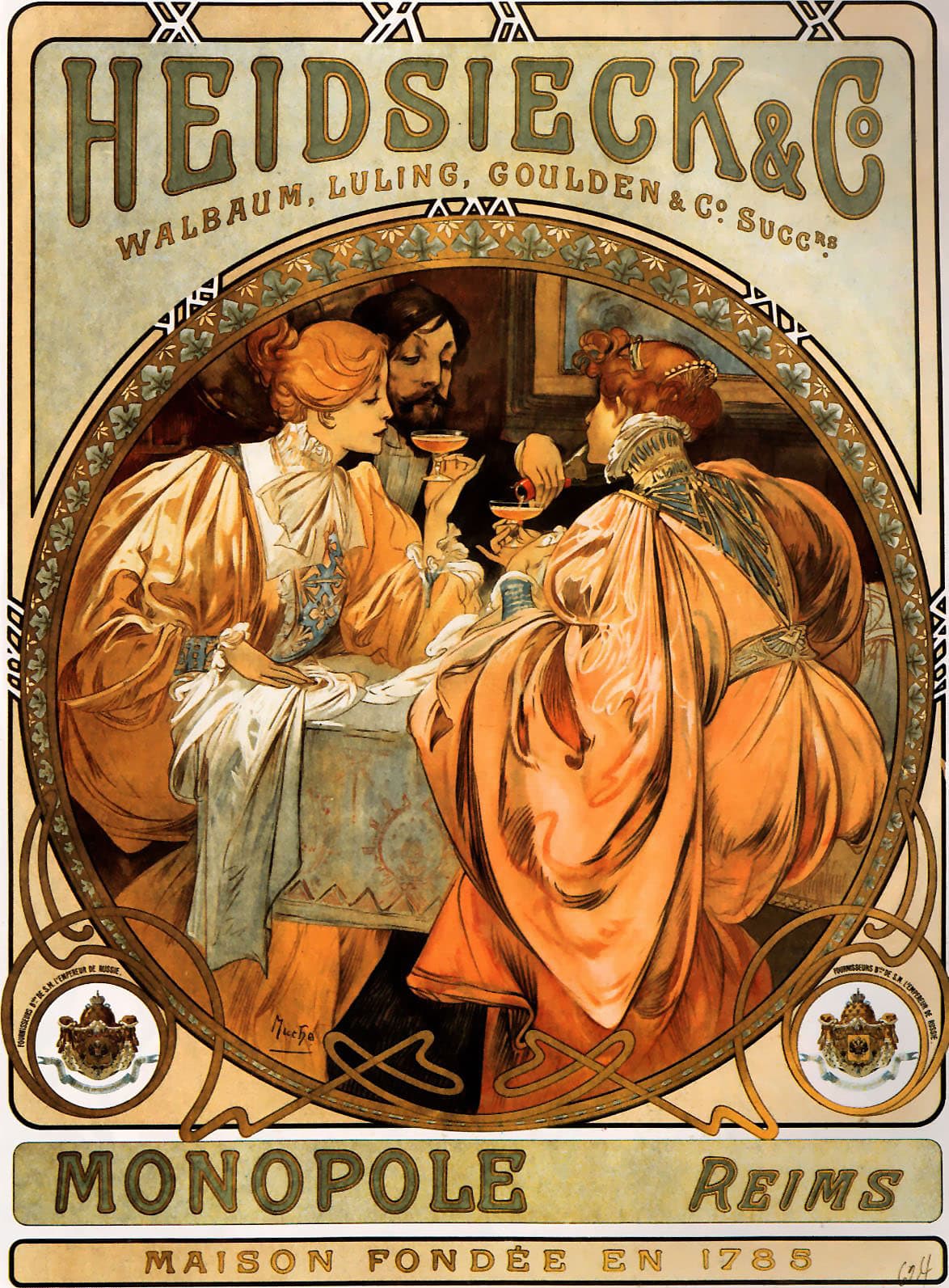 Heidsieck & Co. Champagne, 1901