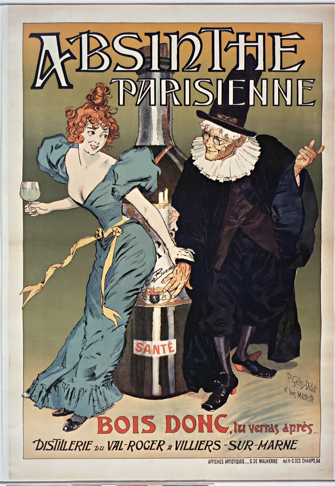 Absinthe Parisienne — Val-Roger, 1892, P. Gélis-Didot & Louis Malteste
