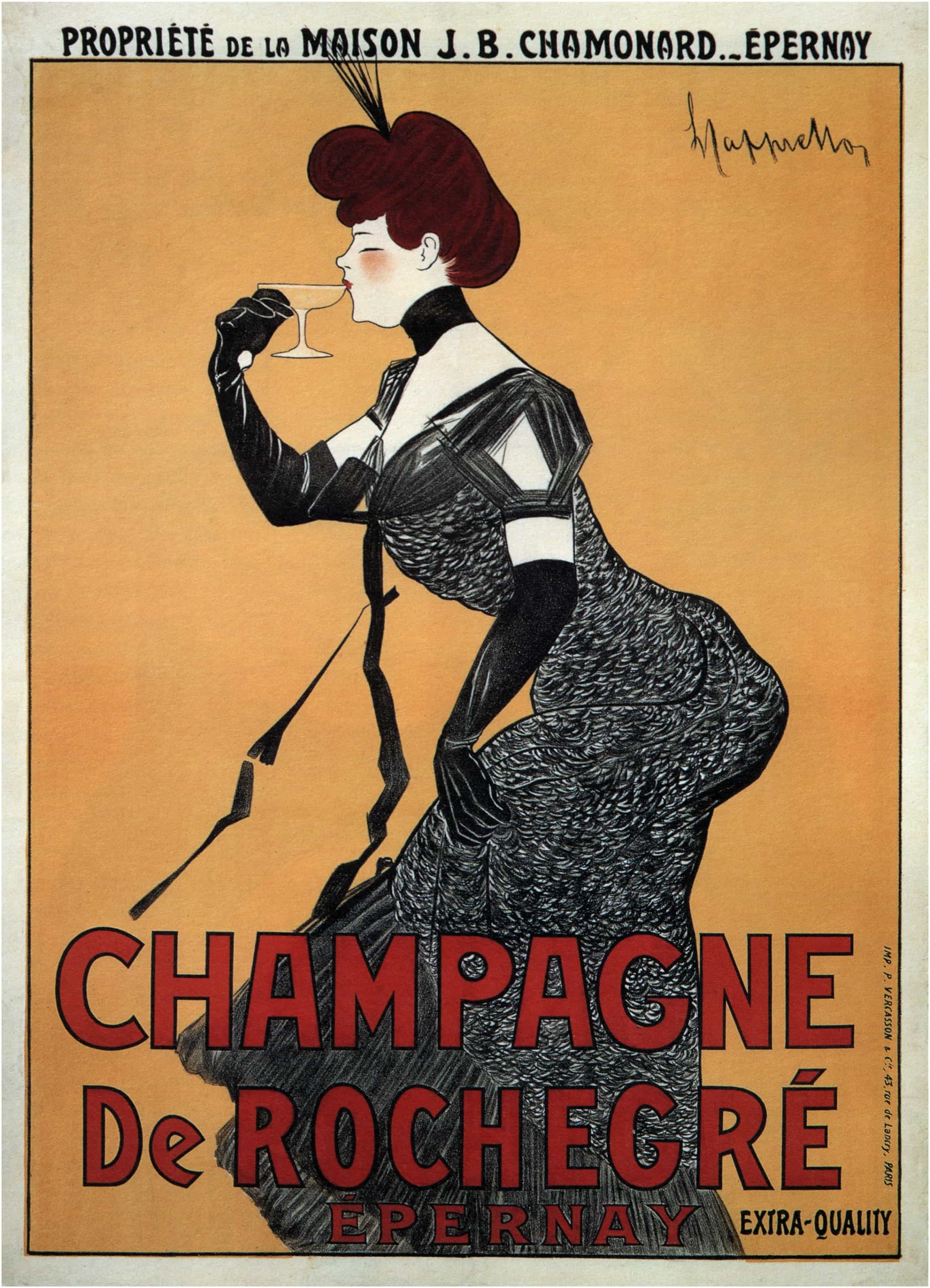 Champagne De Rochegré, 1910