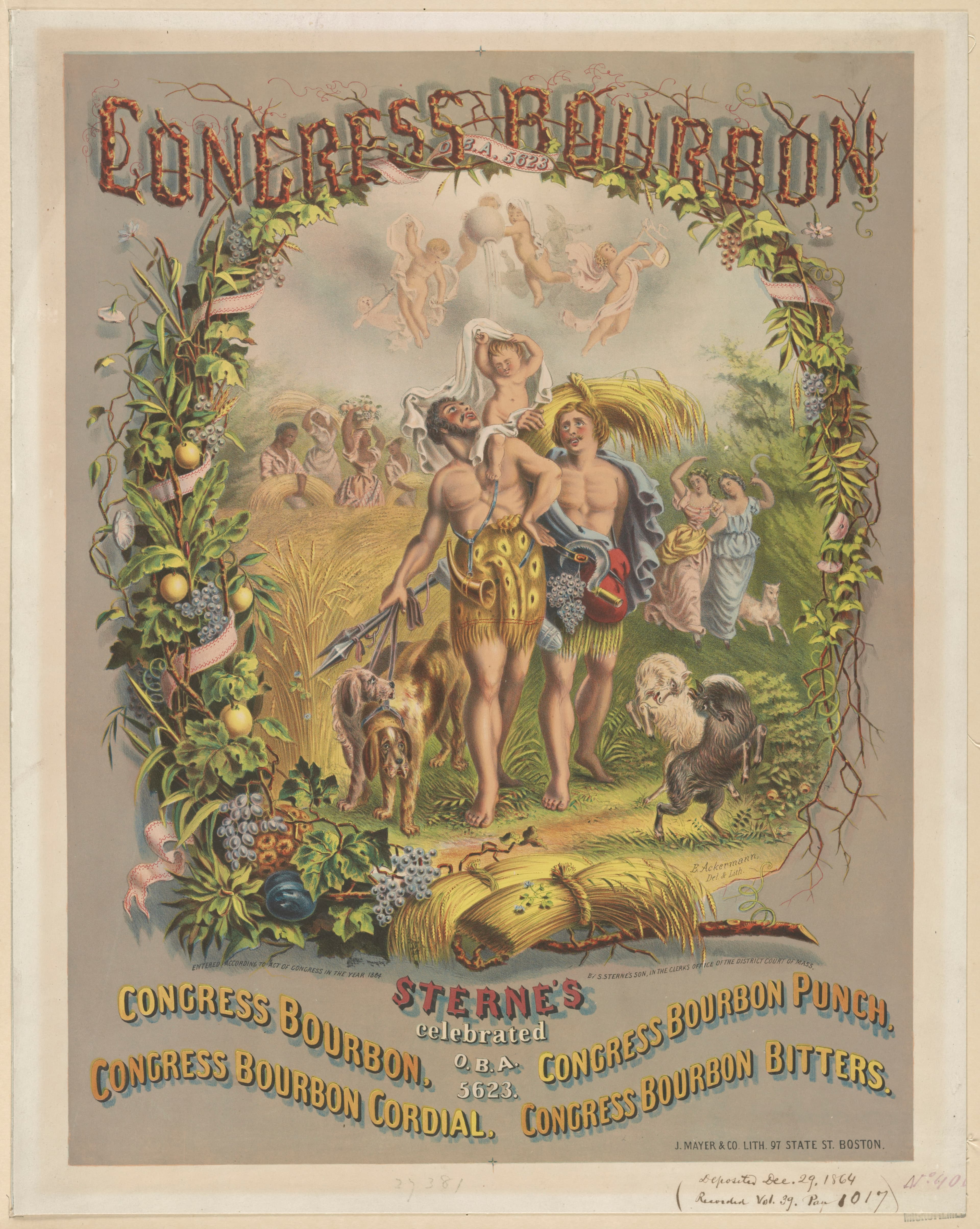 Congress Bourbon, 1864