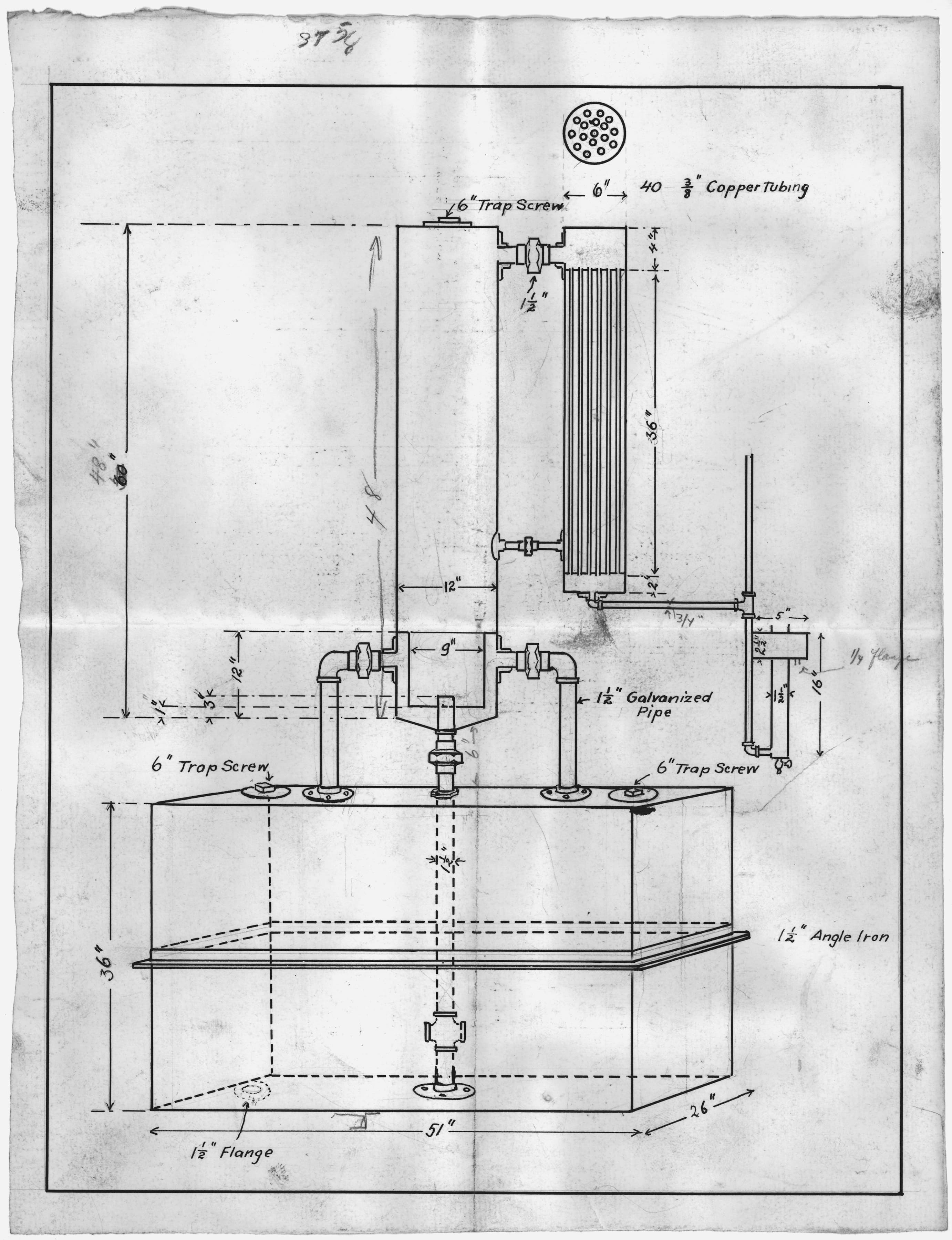 Drawing of a Still, U.S. Bureau of Prohibition